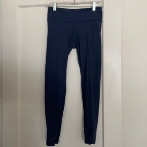 Navy Athletic Leggings